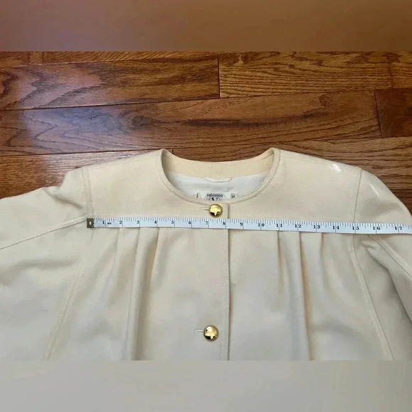 Vintage 89-90s Valentino Miss V Women’s Wool/Cashmere Blend Cost Sz 40 US 4 - Picture 10 of 16